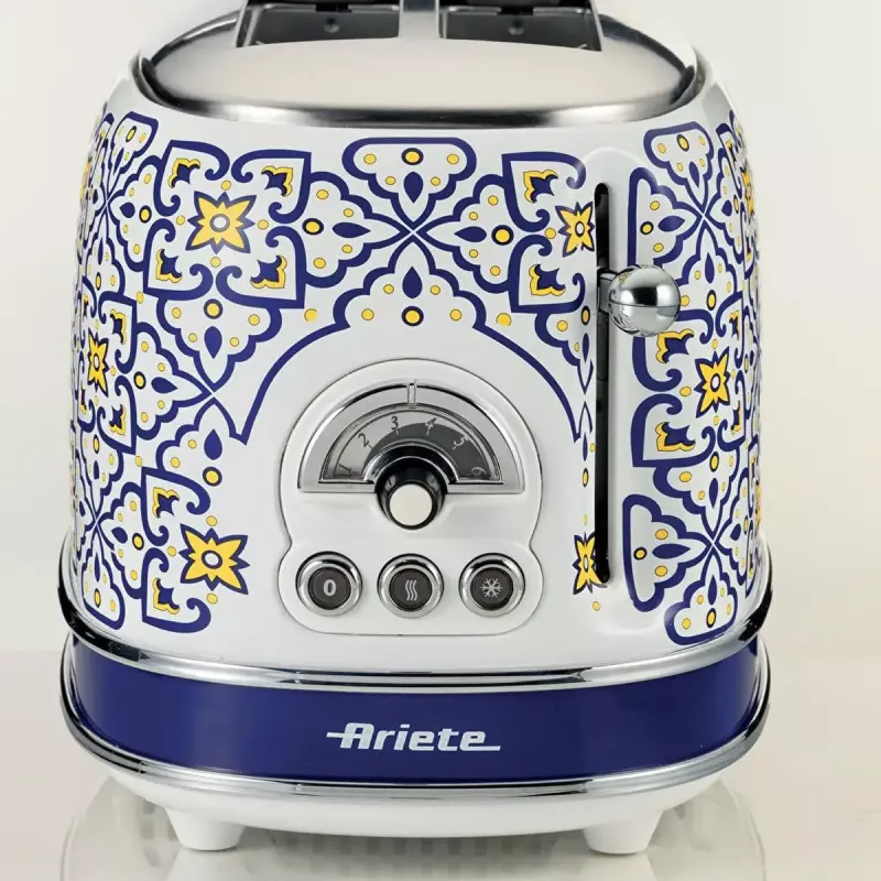 Ariete 155 Skrudintuvas Capri, 810W, 2 riekės, 6 skrudinimo lygiai, trupinių dėklas, atšildymo funkcija, automatinis išmetimas, be spaustuvų