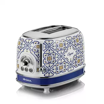 Ariete 155 Skrudintuvas Capri, 810W, 2 riekės, 6 skrudinimo lygiai, trupinių dėklas, atšildymo funkcija, automatinis išmetimas, be spaustuvų
