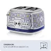 Skrudintuvas ARIETE Capri 4 griežinėliams, 1630 W, baltas/margas