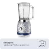 Ariete 583 Capri blenderis su 1,5 l stikliniu indu, 4 nerūdijančio plieno peiliukais, 4 greičiais + pulsu, 1000 W