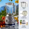 Ariete 583 Capri blenderis su 1,5 l stikliniu indu, 4 nerūdijančio plieno peiliukais, 4 greičiais + pulsu, 1000 W