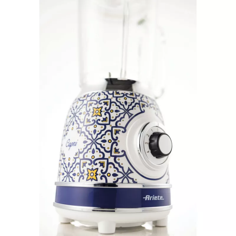 Ariete 583 Capri blenderis su 1,5 l stikliniu indu, 4 nerūdijančio plieno peiliukais, 4 greičiais + pulsu, 1000 W