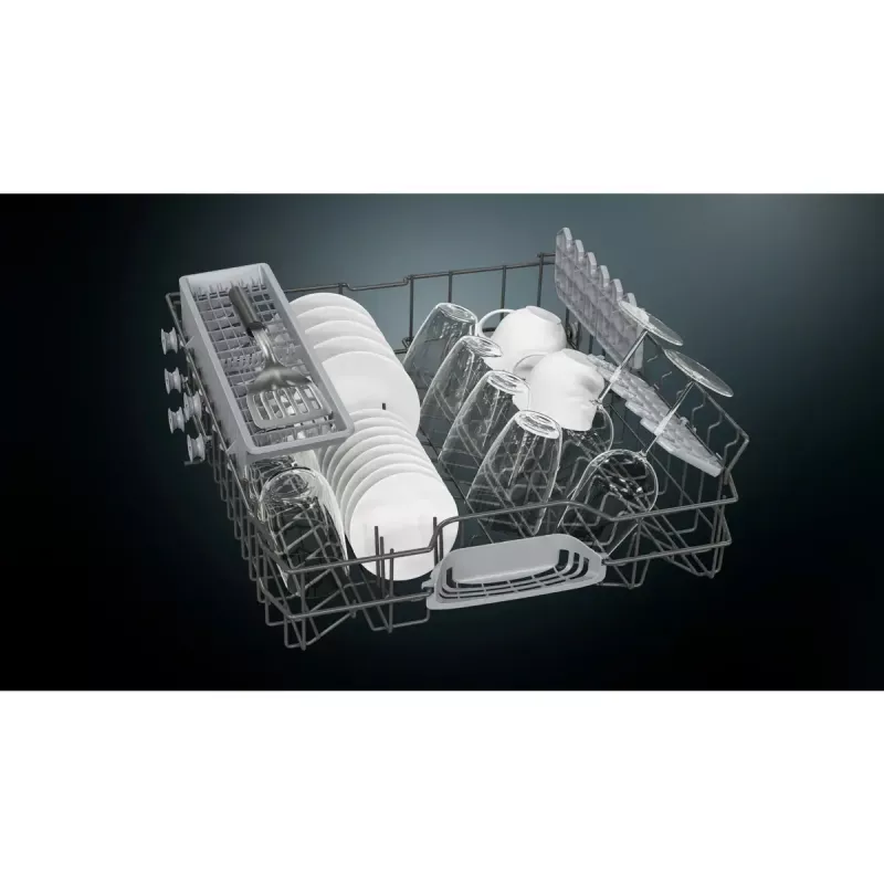 Indaplovė Siemens iQ100 SN61HX01TE pilnai įmontuojama, 13 komplektų, 46 dB, 9 l/ciklas, energijos klasė C