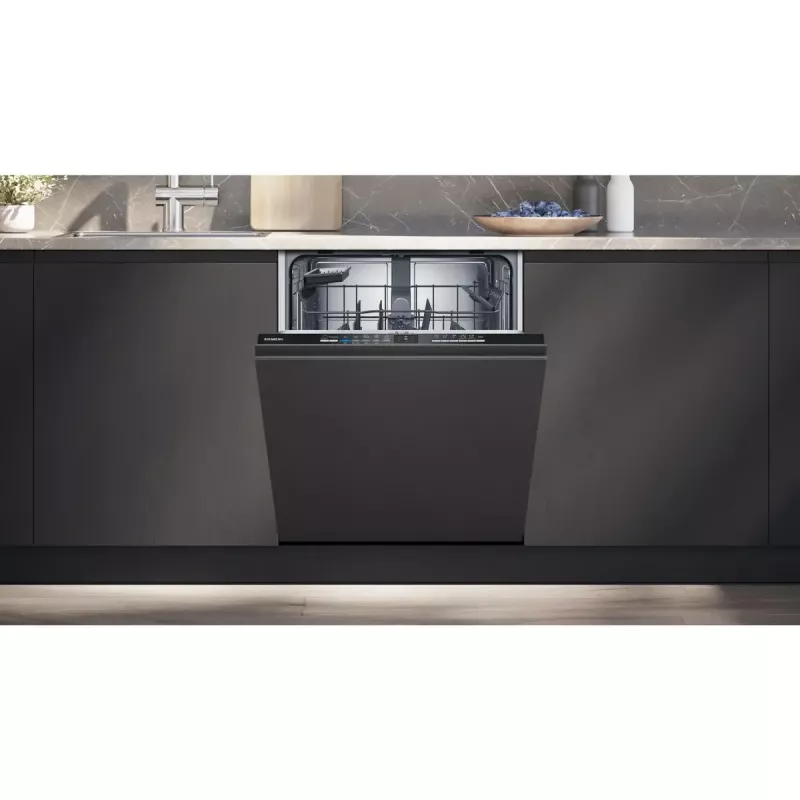 Indaplovė Siemens iQ100 SN61HX01TE pilnai įmontuojama, 13 komplektų, 46 dB, 9 l/ciklas, energijos klasė C