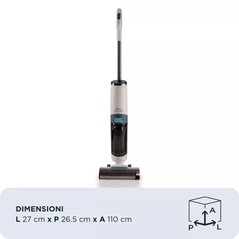 Ariete 2483 Aqua Force Wash & Vacuum, belaidis šlapias-sausas valytuvas, 700 ml