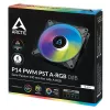 ARCTIC P14 PWM PST A-RGB 0dB - Pusiau pasyvus 140 mm ventiliatorius su skaitmeniniu A-RGB