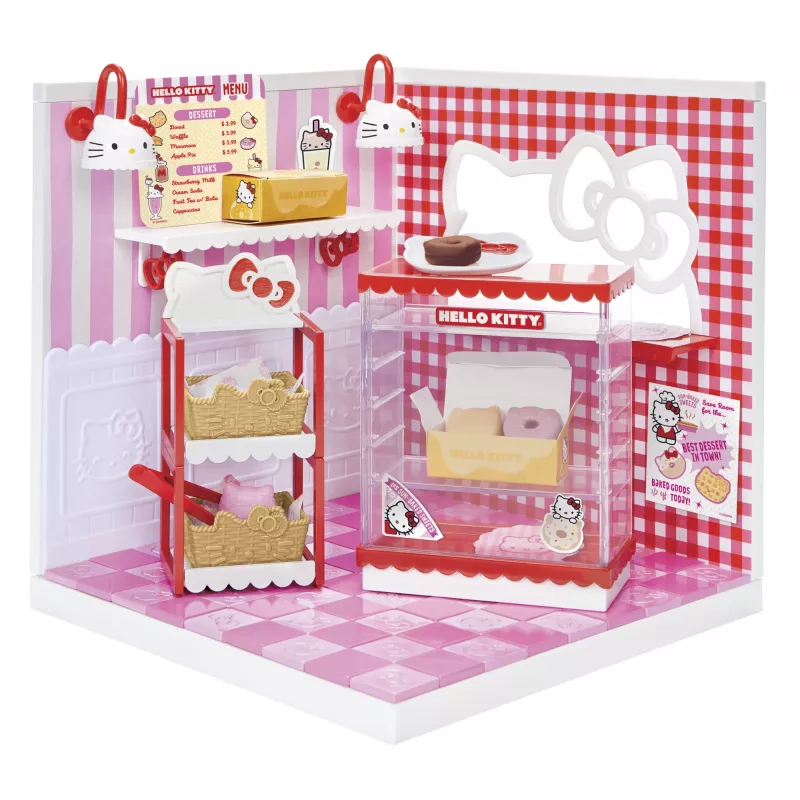 Miniverse Make It Mini SANRIO Playset - Namelis, 8 m., Įvairiaspalvis, Plastikas