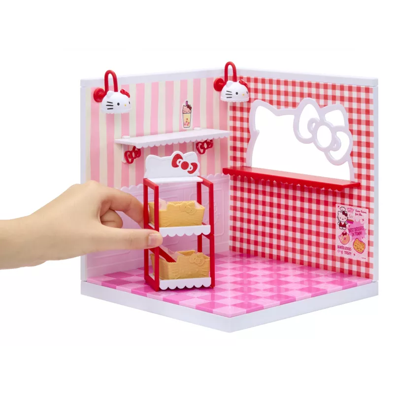 Miniverse Make It Mini SANRIO Playset - Namelis, 8 m., Įvairiaspalvis, Plastikas