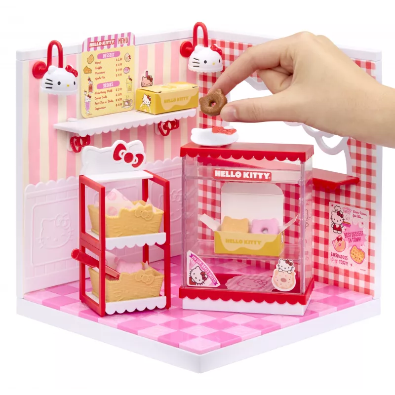 Miniverse Make It Mini SANRIO Playset - Namelis, 8 m., Įvairiaspalvis, Plastikas