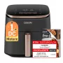 Oro gruzdintuvė Cosori Turbo Blaze Chef Edition Single 6 L 1725 W, juoda su rožinio aukso akcentais