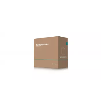 Korpusas DeepCool MATREXX55 V4 C Midi Tower juodas – grūdintas stiklas, ATX/microATX palaikymas, USB-C, maks. GPU 370 mm