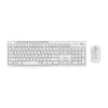 Logitech MK295 belaidis klaviatūros ir pelės rinkinys tyli RF QWERTY US International balta
