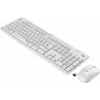 Logitech MK295 belaidis klaviatūros ir pelės rinkinys tyli RF QWERTY US International balta
