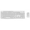 Logitech MK295 belaidis klaviatūros ir pelės rinkinys tyli RF QWERTY US International balta