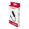 Axagon HUE-M1C 4x USB 3.2 Gen 1 MINI USB šakotuvas, metalinis, 20 cm USB-C laidas