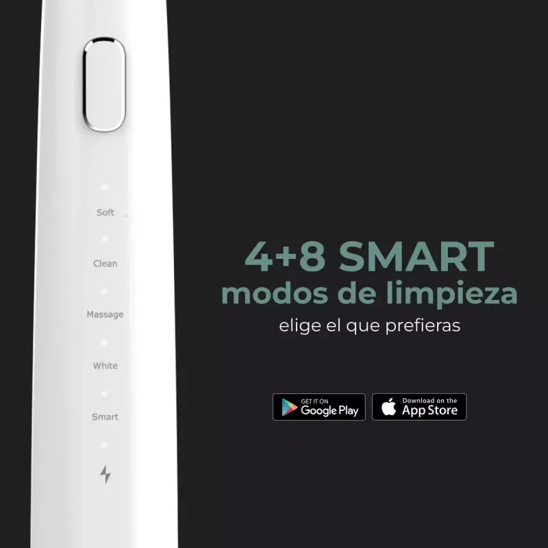Sonicinis elektrinis dantų šepetėlis AENO DB1S Baltas 4 režimai 46000 aps/min