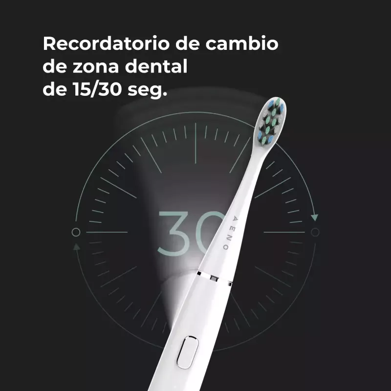 Sonicinis elektrinis dantų šepetėlis AENO DB1S Baltas 4 režimai 46000 aps/min