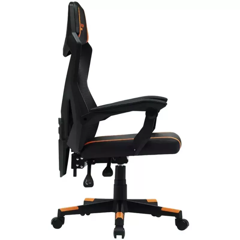 Žaidimų kėdė Canyon Flow MCH01 kieta sėdynė Juoda Oranžinė 120 kg
