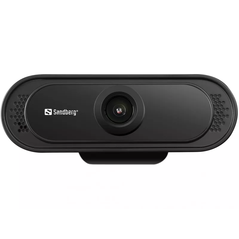Sandberg USB Webcam 1080P Saver, 2 MP, Full HD, 30 fps, juoda
