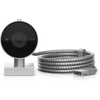 HP 950 4K internetinė kamera, 3840 x 2160 pikselių, Full HD, 30 kadrų per sekundę, automatinis fokusavimas, automatinis apšvietimas