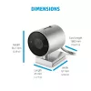 HP 950 4K internetinė kamera, 3840 x 2160 pikselių, Full HD, 30 kadrų per sekundę, automatinis fokusavimas, automatinis apšvietimas