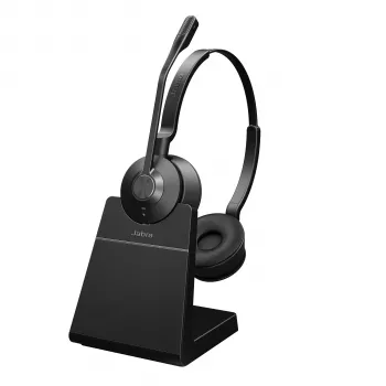 Jabra Engage 55 - USB-C UC Stereo Stovas, belaidis, juodas/titaninis