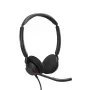 Jabra Engage 50 II – USB-A UC Stereo, laidinis ausinių komplektas, biurui/skambučių centrui, 65 g, juoda