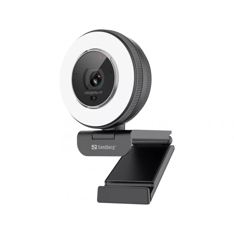 Sandberg Streamer USB Webcam Pro Elite 2560x1440 60fps Juoda