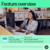 HP 625 FHD Webcam, 4 MP, 1920 x 1080 pikselių, Full HD, verslo, USB, juoda