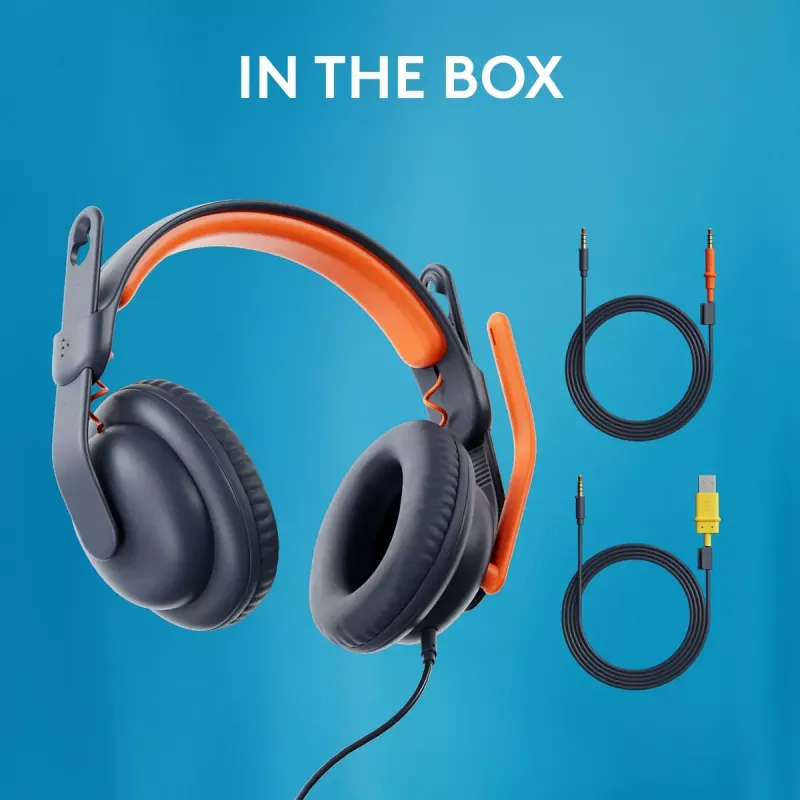 Ausinės Logitech Zone Learn On Ear 3.5 mm AUX