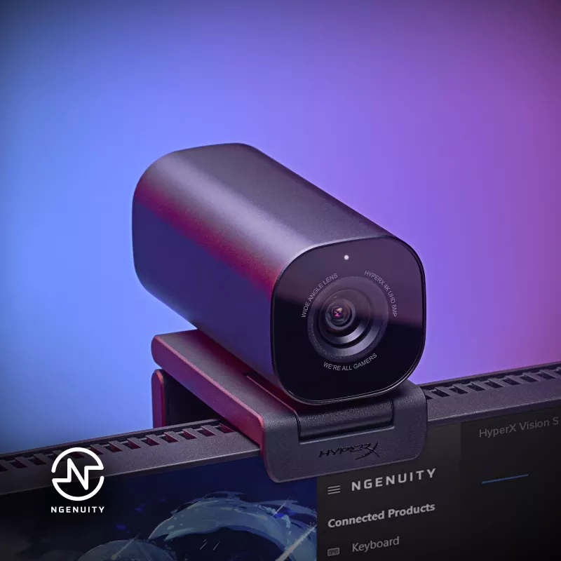 HyperX Vision S Webkamera, juoda