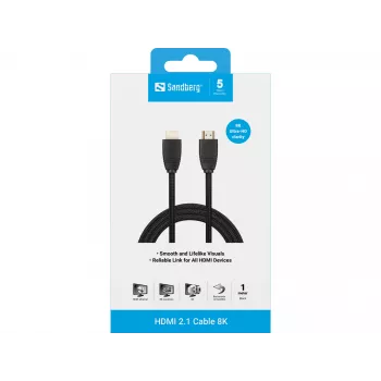 Sandberg HDMI 2.1 laidas 8K, 1 m