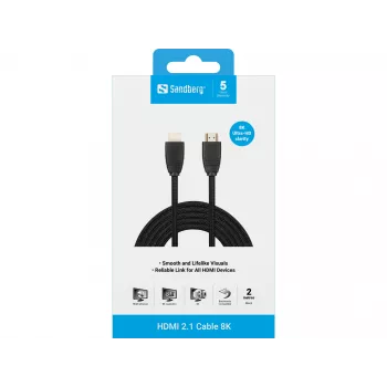 HDMI kabelis Sandberg HDMI 2.1 8K 2m