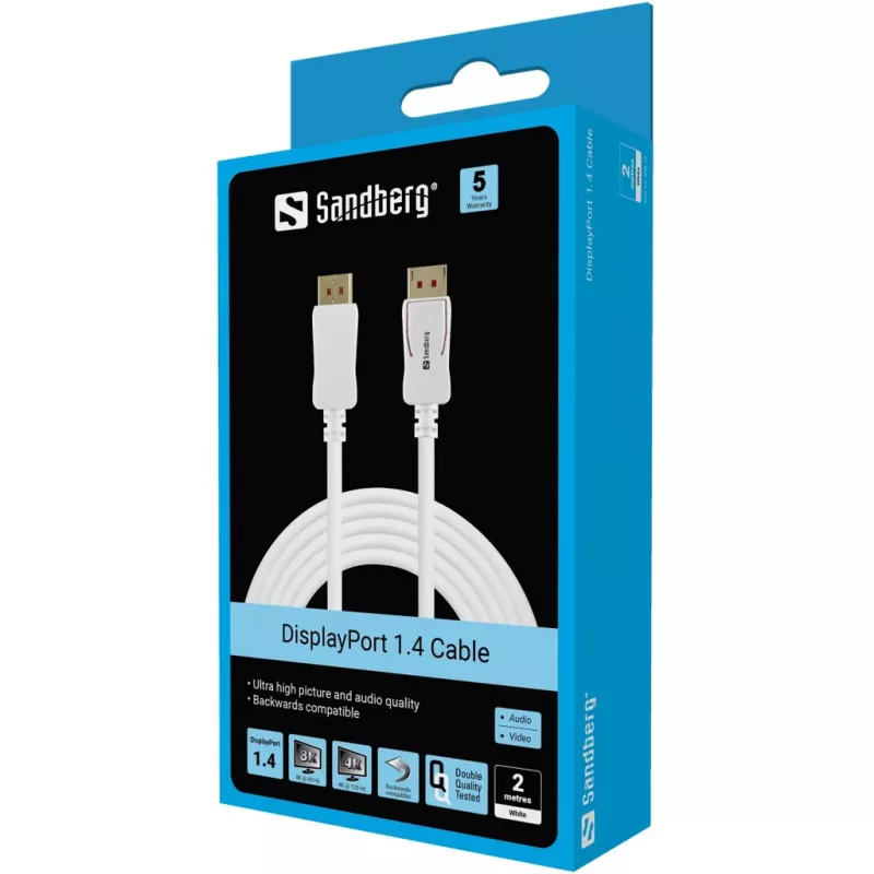 DisplayPort kabelis Sandberg 8K60Hz 2m