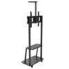 Techly ICA-TR33 sieninis laikiklis reklaminiams ekranams 177,8 cm (70 col.) juodas