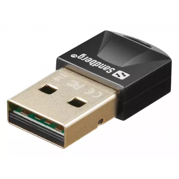 Sandberg USB BT 5.3 belaidis Bluetooth adapteris, USB, 3 Mbit/s, juodas