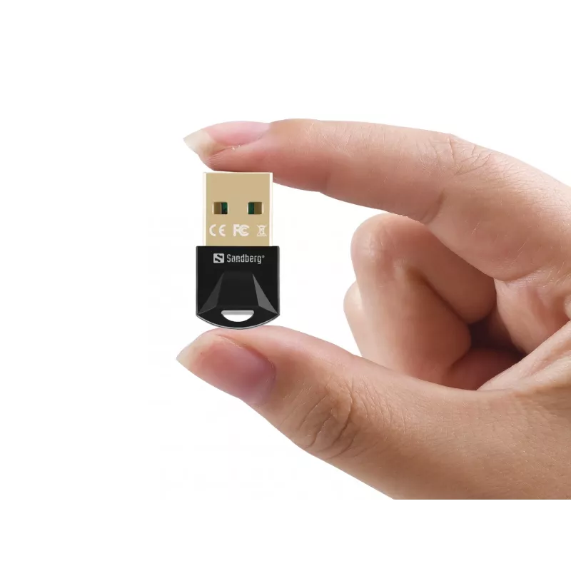 Sandberg USB BT 5.3 belaidis Bluetooth adapteris, USB, 3 Mbit/s, juodas
