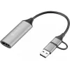 Sandberg HDMI fiksavimo jungtis į USB-C/A