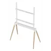 Grindinis TV stovas Gembird TVS-86F-01-W Baltas medinis 40 kg