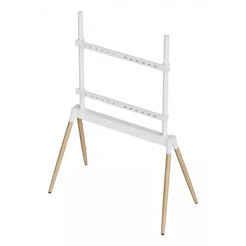 Grindinis TV stovas Gembird TVS-86F-01-W Baltas medinis 40 kg