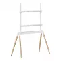 Grindinis TV stovas Gembird TVS-86F-01-W Baltas medinis 40 kg