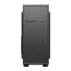 PC korpusas GEMBIRD Fornax 160 Mini Tower — juodas, SPCC, tinka ITX/mATX/ATX, 1×3,5 colio + 3×2,5 colio vietos, 7 išplėtimo lizdai, 445×185×390 mm