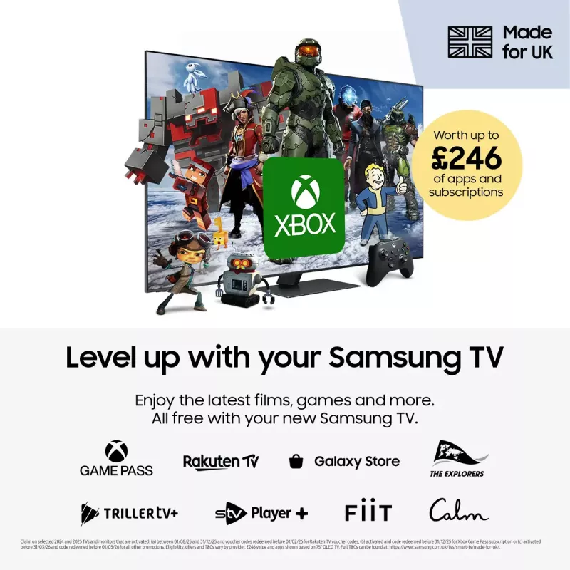 LED televizorius Samsung UE32F6000FKXXU 32 colių (81,3 cm) Full HD 1920x1080, Tizen, Wi-Fi, HDR10+, 2×HDMI, 2.0ch, VESA 200×200