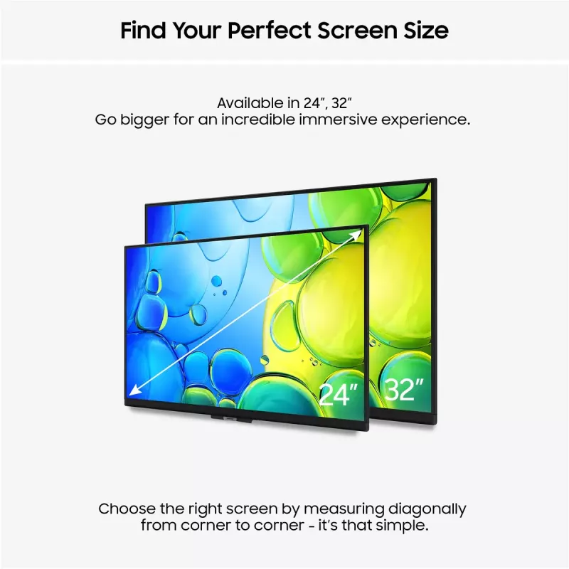 LED televizorius Samsung UE32F6000FKXXU 32 colių (81,3 cm) Full HD 1920x1080, Tizen, Wi-Fi, HDR10+, 2×HDMI, 2.0ch, VESA 200×200