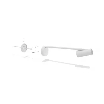 Saugus fiksatorius Logitech Scribe baltas 13,5 mm plotis 5,72 mm aukštis