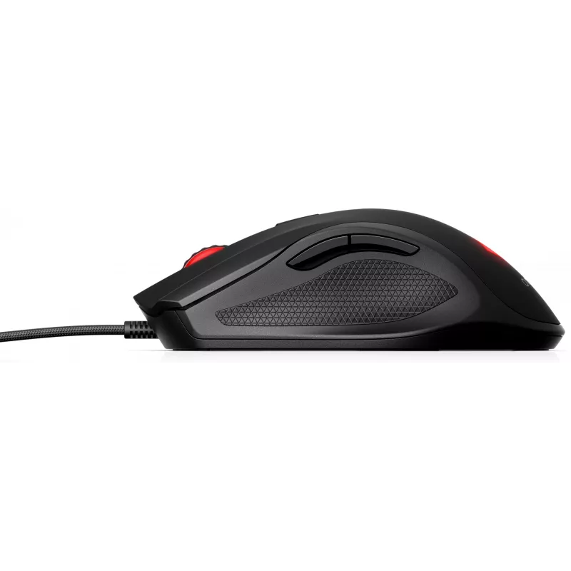HP OMEN Vector pele, dešinei rankai, IR LED, USB Type-A, 16000 DPI, 1 ms, juoda