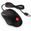 HP OMEN Vector pele, dešinei rankai, IR LED, USB Type-A, 16000 DPI, 1 ms, juoda
