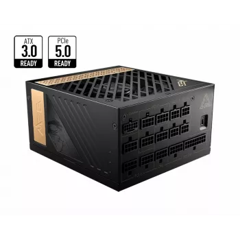 MSI MEG AI1300P PCIE5 maitinimo blokas 1300 W 24-pin ATX ATX juodas
