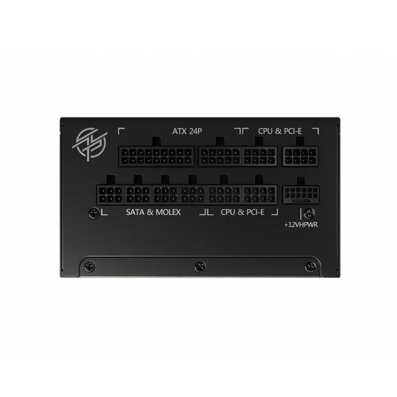 MSI MPG A850G PCIE5 maitinimo blokas 850 W 24-pin ATX ATX Juoda
