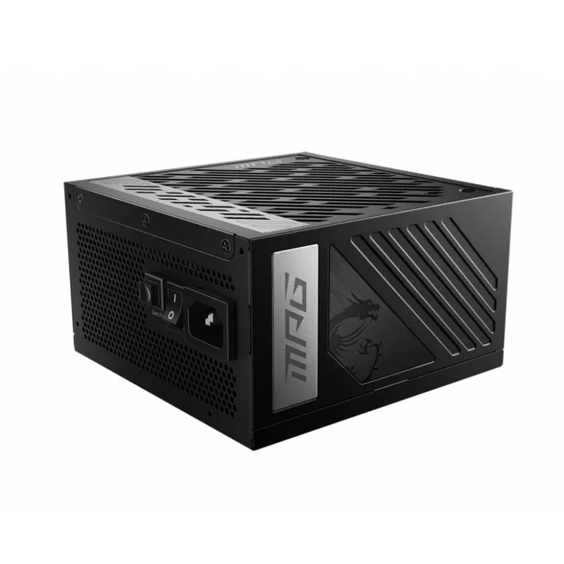MSI MPG A850G PCIE5 maitinimo blokas 850 W 24-pin ATX ATX Juoda